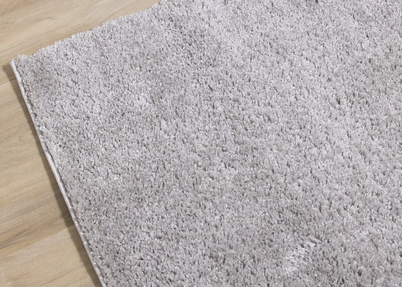 Carpette à poil long Pascal grise - 5 pi 3 po x 7 pi 7 po