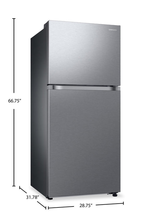 Réfrigérateur intelligent Samsung de 17,6 pi3 et de 30 po à congélateur supérieur - argent - RT18DG6500S9AC