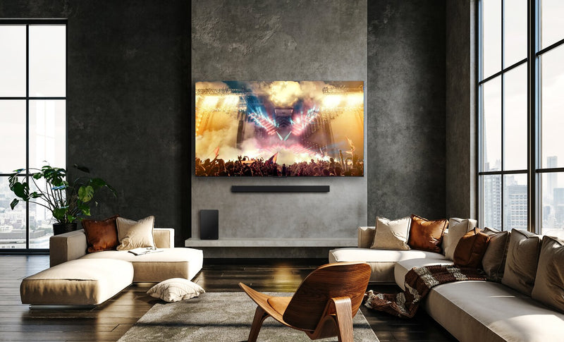 Barre de son de 620 W à 5.1.2 canaux TCL Q75H de série Q avec caisson d’extrêmes graves sans fil (Q75H)