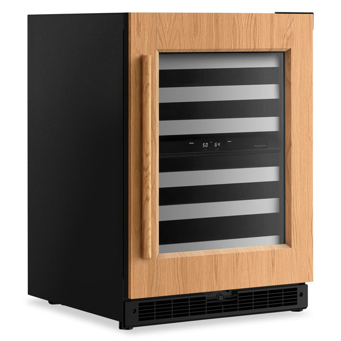 Refroidisseur à vin sous le comptoir KitchenAid de 24 po avec extension complète – panneau personnalisable - KUWR324SPA