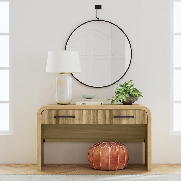 Table de salon moderne Scott Living Lenore de 59 po avec rangement - naturelle