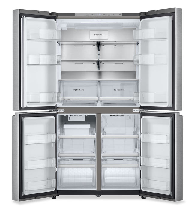 Réfrigérateur LG de 23,6 pi3 et de 36 po de profondeur comptoir à 4 portes françaises avec machine à glaçons - LF24C8200S