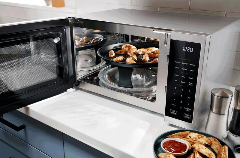Four à micro-ondes de comptoir Whirlpool de 1,0 pi3 avec friture à air - Acier inoxydable - WMCS5522RB