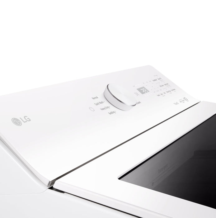 Laveuse intelligente LG à chargement par le haut de 5,8 pi3 avec EasyUnload et détection IA - blanc alpin - WT8200CW