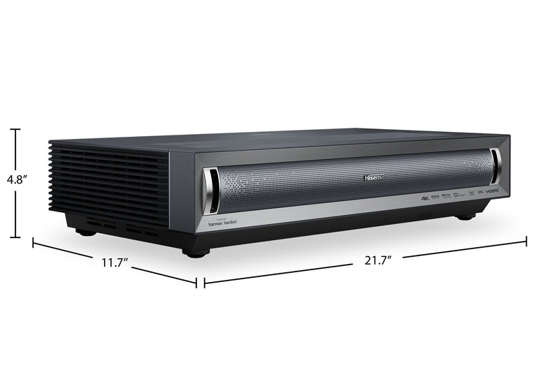 Projecteur cinéma laser TriChroma PX3-Pro de Hisense 4K de 80 po à 150 po
