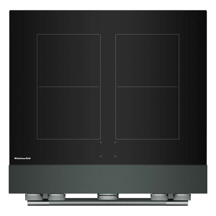 Cuisinière KitchenAid de 4,1 pi3 et de 30 po à convection avec friture à air sans préchauffage - genévrier - KFIS930SJP