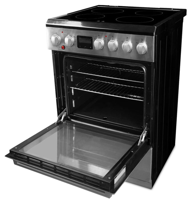 Cuisinière électrique Danby de 2,5 pi3 et de 24 po avec TruAirFry - acier inoxydable - DRCA240BSSC