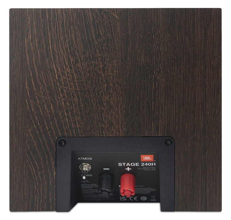 Paire de haut-parleurs JBL Stage 240H de 4,5 po avec son ambiophonique Dolby AtmosMD (JBL240HBLK)