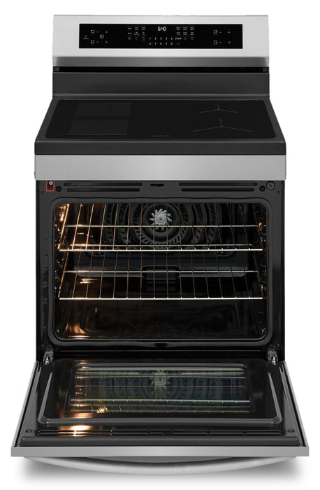 Cuisinière à induction Frigidaire Gallery de 5,3 pi³ avec commandes à l’arrière - acier inoxydable - GCRI306CBF