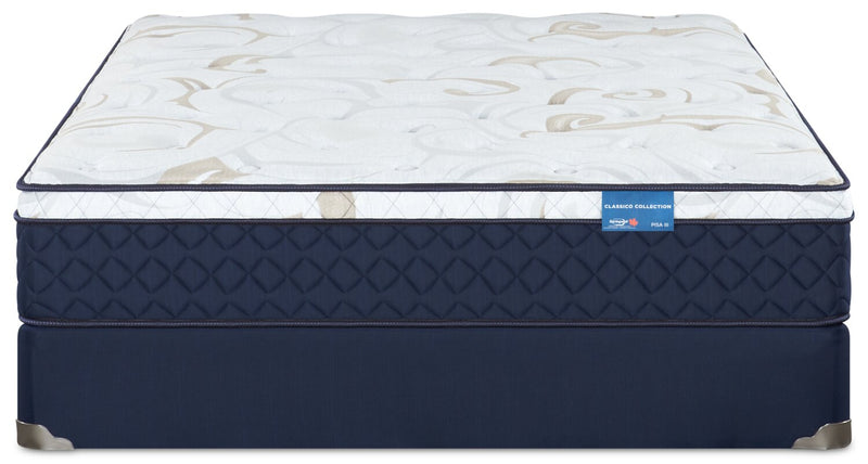 Ensemble matelas moyen à Euro-plateau Pisa IV de Springwall pour lit simple 