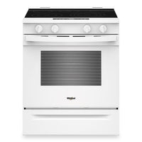  Cuisinière électrique Whirlpool de 5,3 pi³ et de 30 po avec cuisson à air - blanche - YWSES5030SW