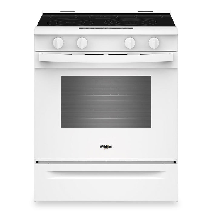 Cuisinière électrique Whirlpool de 5,3 pi³ et de 30 po avec cuisson à air - blanche - YWSES5030SW