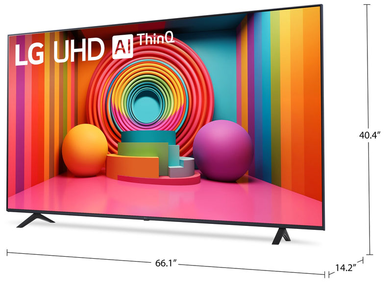 Téléviseur intelligent LG UHD 4K de 75 po à 60 Hz avec HDR10+, HGiG et webOS (75UT7590PUA)