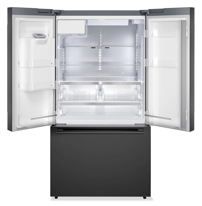 Réfrigérateur Bosch de 21,6 pi³ à portes françaises à congélateur inférieur - Acier inoxydable noir - B36CD52SNB
