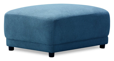 Voyage Modular Fabric Ottoman – Blue | Pouf modulaire Voyage en tissu - bleu