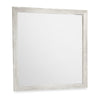 Miroir de commode de chambre à coucher Aspen, à fixer au meuble ou à suspendre au mur - gris