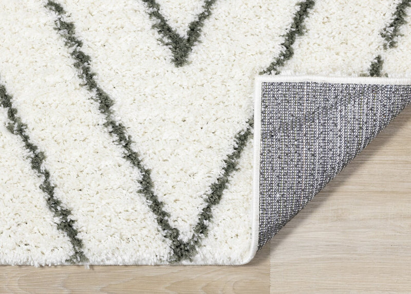 Carpette à poil long Pascal multicolore - 7 pi 10 po x 10 pi 6 po