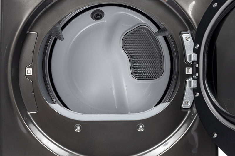Sécheuse Midea de 8,0 pi3 avec culbutage et Steam Care - gris - MLHE52S7AGG