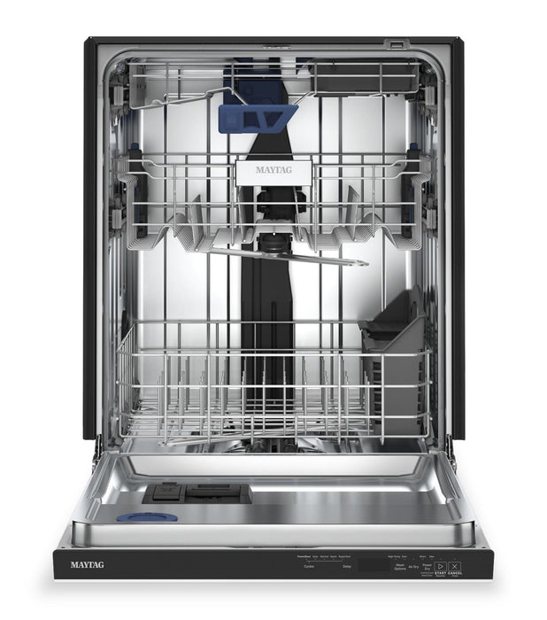 Lave-vaisselle encastré Maytag de 24 po et de 47 dBA avec commandes sur le dessus - blanc - MDPS7024SW