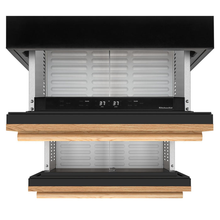 Réfrigérateur à deux tiroirs sous le comptoir KitchenAid de 24 po et 4,4 pi³ – prêt pour panneau personnalisable – KURT524SPA