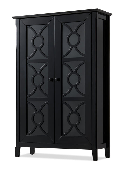 Armoire décorative Stella de 31,5 po - noire