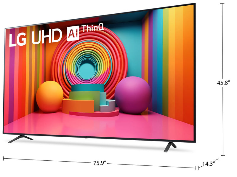 Téléviseur intelligent LG UHD 4K de 86 po à 60 Hz avec HDR10+, HGiG et webOS (86UT7590PUA)