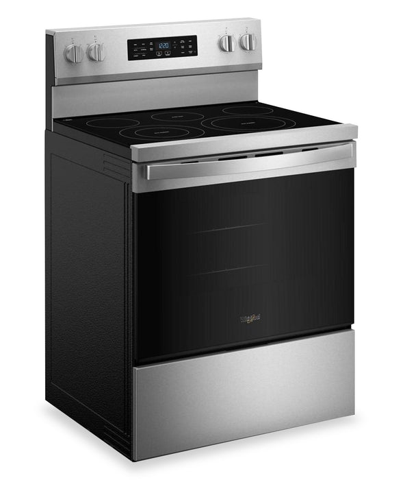 Cuisinière électrique Whirlpool de 5,3 pi3 avec cuisson à air – acier inoxydable résistant aux traces de doigts - YWFES5730SZ  