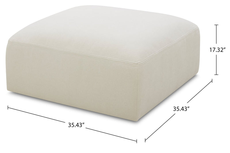 Pouf Riverside - huître