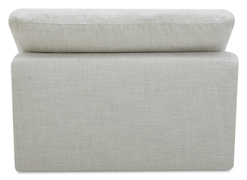 Sofa sectionnel à inclinaison électrique modulaire Sky 5 pièces en tissu avec coussins amovibles en duvet et plumes - blé Nathan