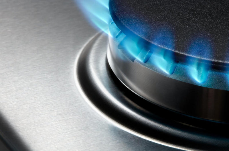 Surface de cuisson à gaz Whirlpool de 36 po avec grille à charnières 2 en 1 qui se convertit en plaque chauffante - WCGK7536PS