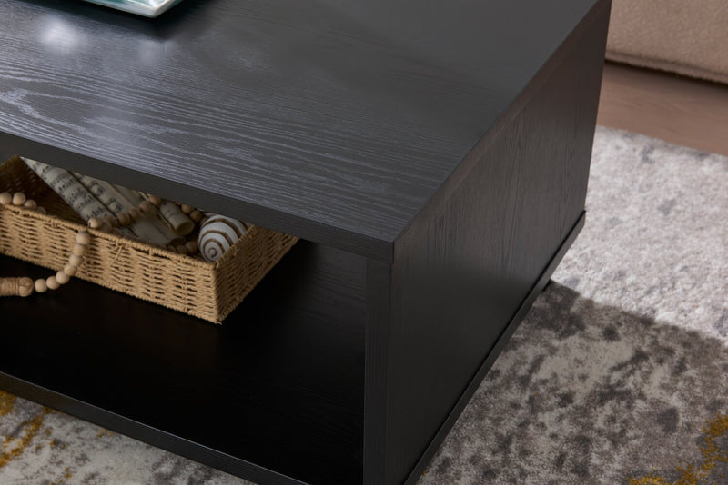 Ensemble de 2 tables Tanner - noir mat 