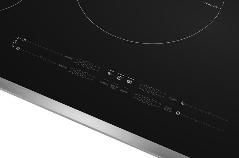 Surface de cuisson à induction Whirlpool de 30 po à 4 éléments - acier inoxydable - WCIT7030SS