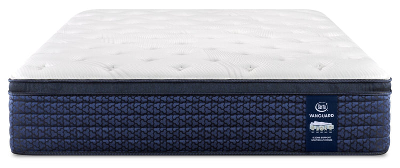 Matelas moyen à Euro-plateau Stonebridge Vanguard de Serta pour lit double 