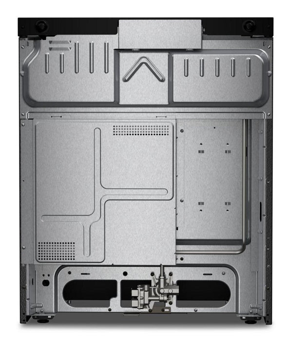 Cuisinière à gaz Whirlpool de 5 pi³ et de 30 po avec cuisson à air - noir sur acier inoxydable - WSGS5030SV