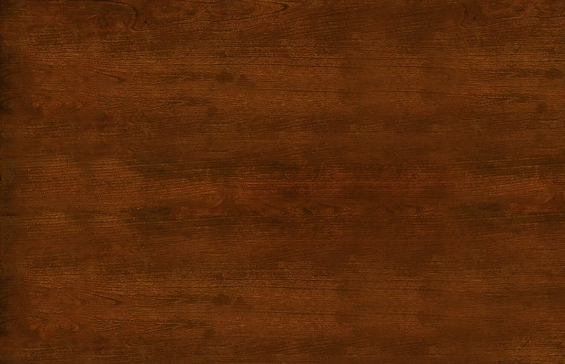 Ensemble de chambre à coucher Chelsea 5 pièces avec lit de rangement, commode et miroir, brun cerisier - format grand lit