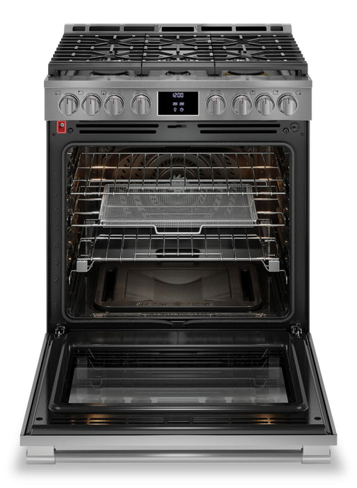 Cuisinière à gaz Frigidaire Professional de 6 pi³ avec convection totale et friture à air - acier inoxydable Smudge-ProofMD - PCFG3080AF