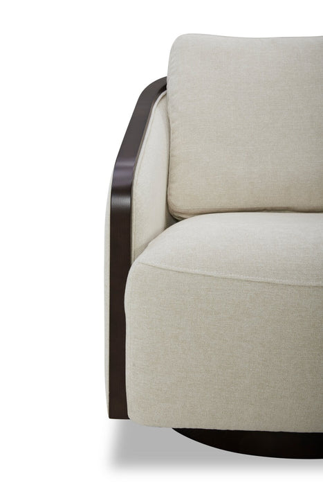 Fauteuil d’appoint pivotant Dolce - taupe