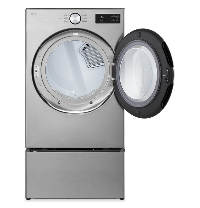 Sécheuse électrique intelligente LG à chargement frontal de 7,4 pi3 avec AI Sensor DryMC - acier graphite -  DLEX5800V