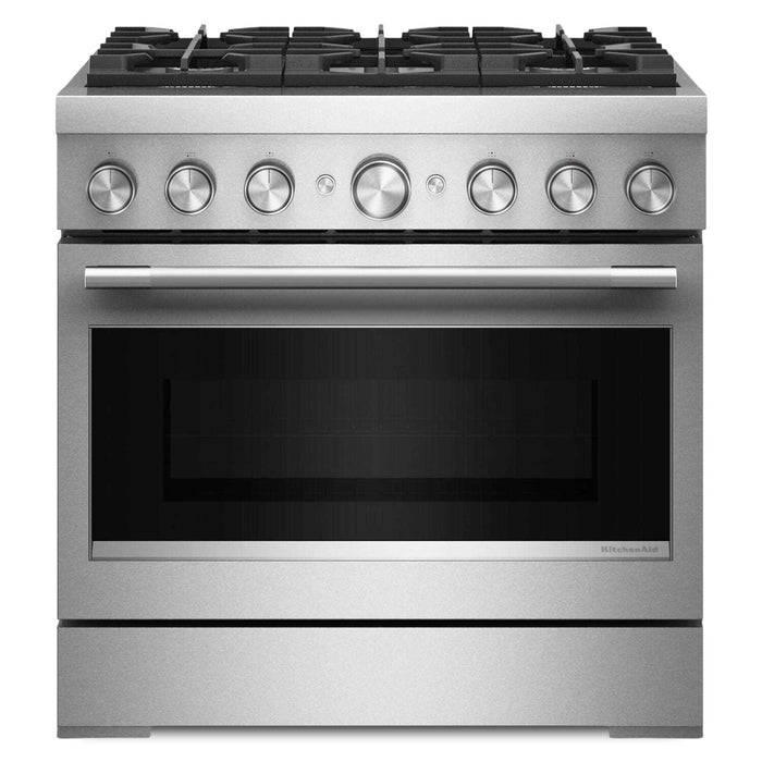 Cuisinière hybride KitchenAid de 5,1 pi3 avec friture à air sans préchauffage - acier inoxydable - KFDS936SSS 
