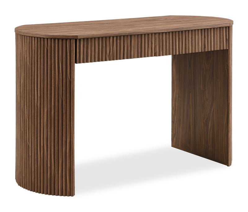 Table de salon Briggs de 47,24 po avec rangement - brune