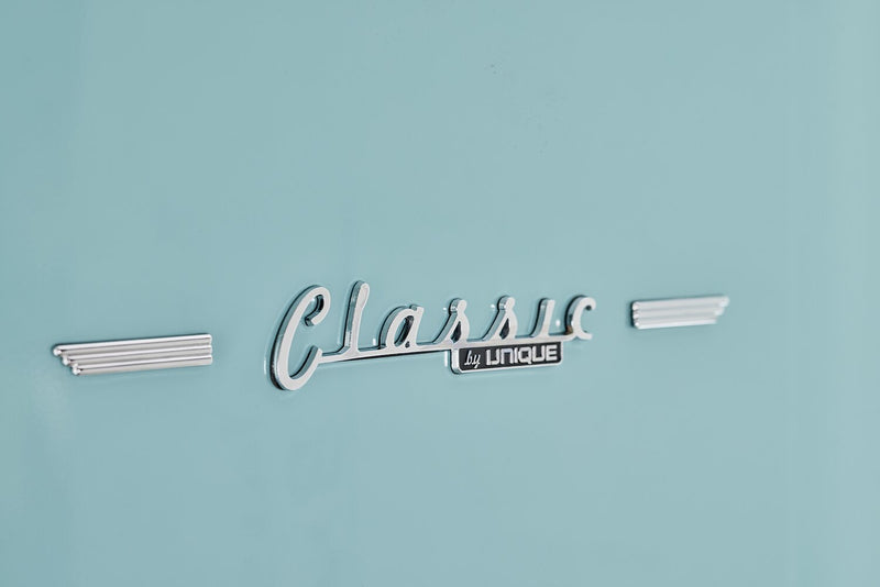 Réfrigérateur Classic Rétro par Unique de 24 po et de 12 pi3 à congélateur inférieur - turquoise brume marine - UGP-340L T AC