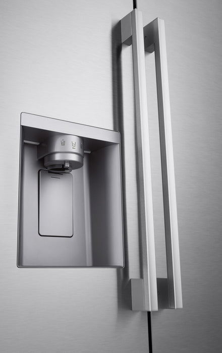 Réfrigérateur LG de 27 pi3 et de 36 po à compartiments juxtaposés - acier inoxydable résistant aux traces de doigts - LL27T3530S 