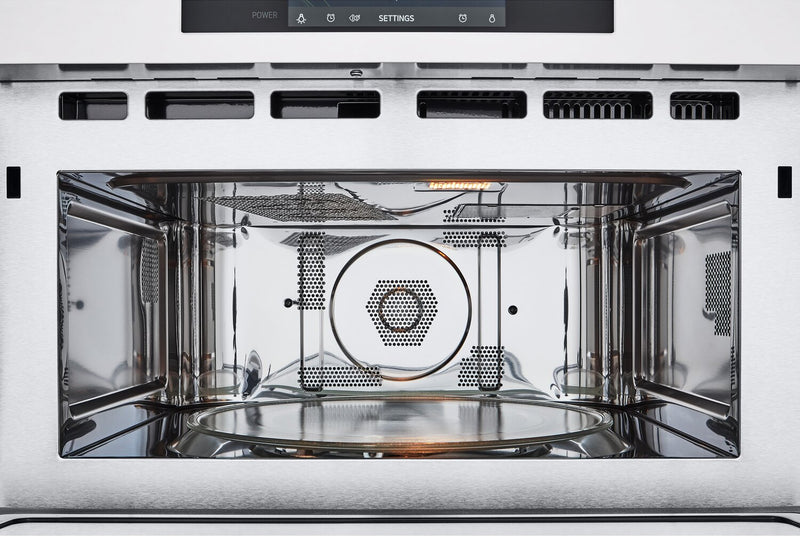 Four mural combiné électrique LG Studio de 6,4 pi3 et de 30 po avec convection véritable - essence blanche - WCES6428N