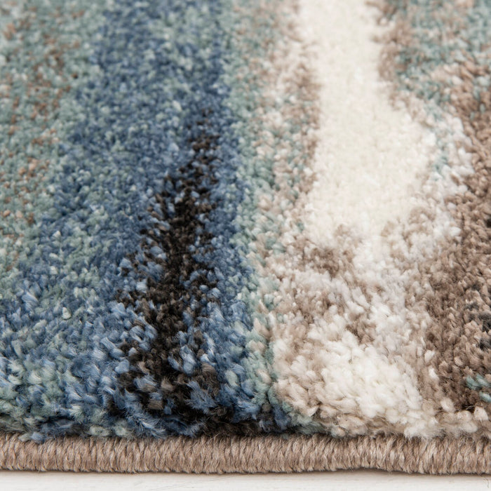 Carpette Lorin tissée à la machine de 5 pi x 7 pi - multicolore 