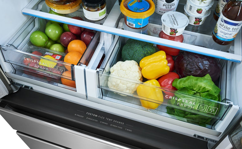 Réfrigérateur 4 portes Frigidaire Professional de 21 pi3 de profondeur comptoir à portes françaises - PRMC2290BF