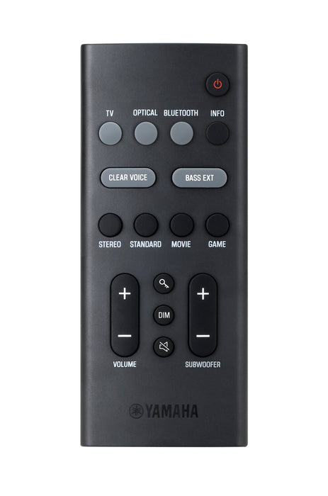 Barre de son de 120 W YAMAHA avec Dolby AtmosMD et caisson d’extrêmes graves intégré (SR-B30A)