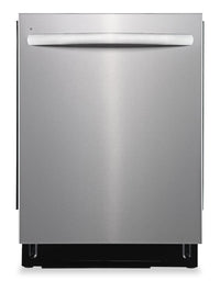 Lave-vaisselle Frigidaire de 24 po et de 49 dBA avec commandes sur le dessus et 3e panier - acier inoxydable - FDSH4502BF 