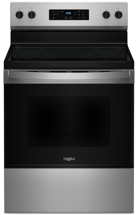 Cuisinière électrique Whirlpool de 5,3 pi³ avec autonettoyage - acier inoxydable - YWFES3530RS