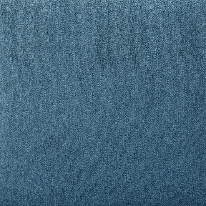 Fauteuil modulaire de gauche Voyage en tissu avec coussins de dossier amovibles - bleu