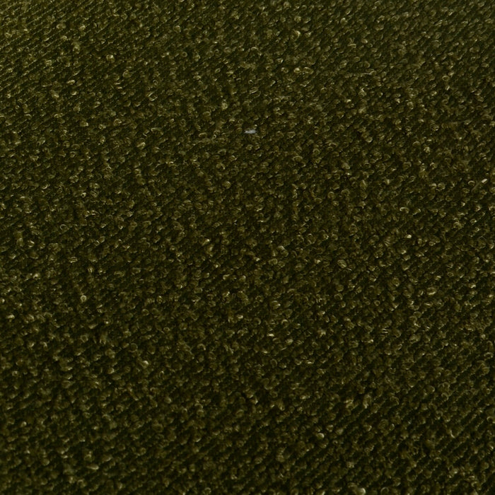 Chaise de salle à manger Joss en tissu de polyester et en métal - verte